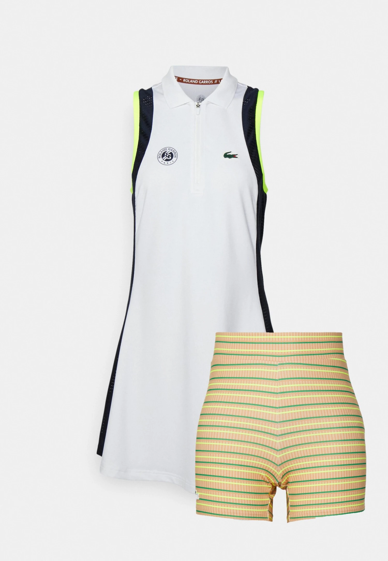 Lacoste Sport Tennis Dress Set - Robe De Sport - White/Navy Blue Ledge – Image 6