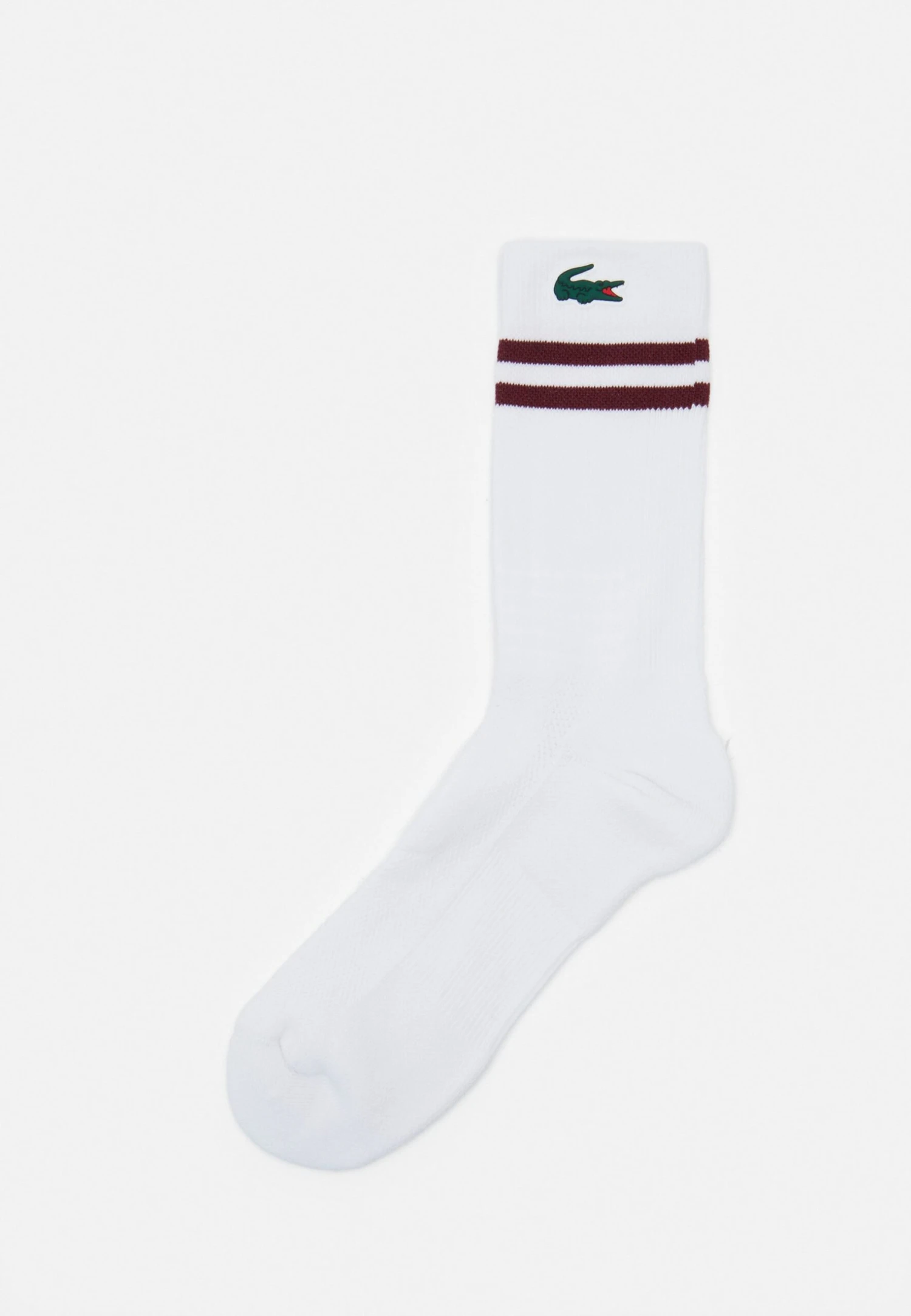 Lacoste Sport Tennis Sock Tour Unisex - Chaussettes De Sport - Blanc/Bordeaux – Image 2