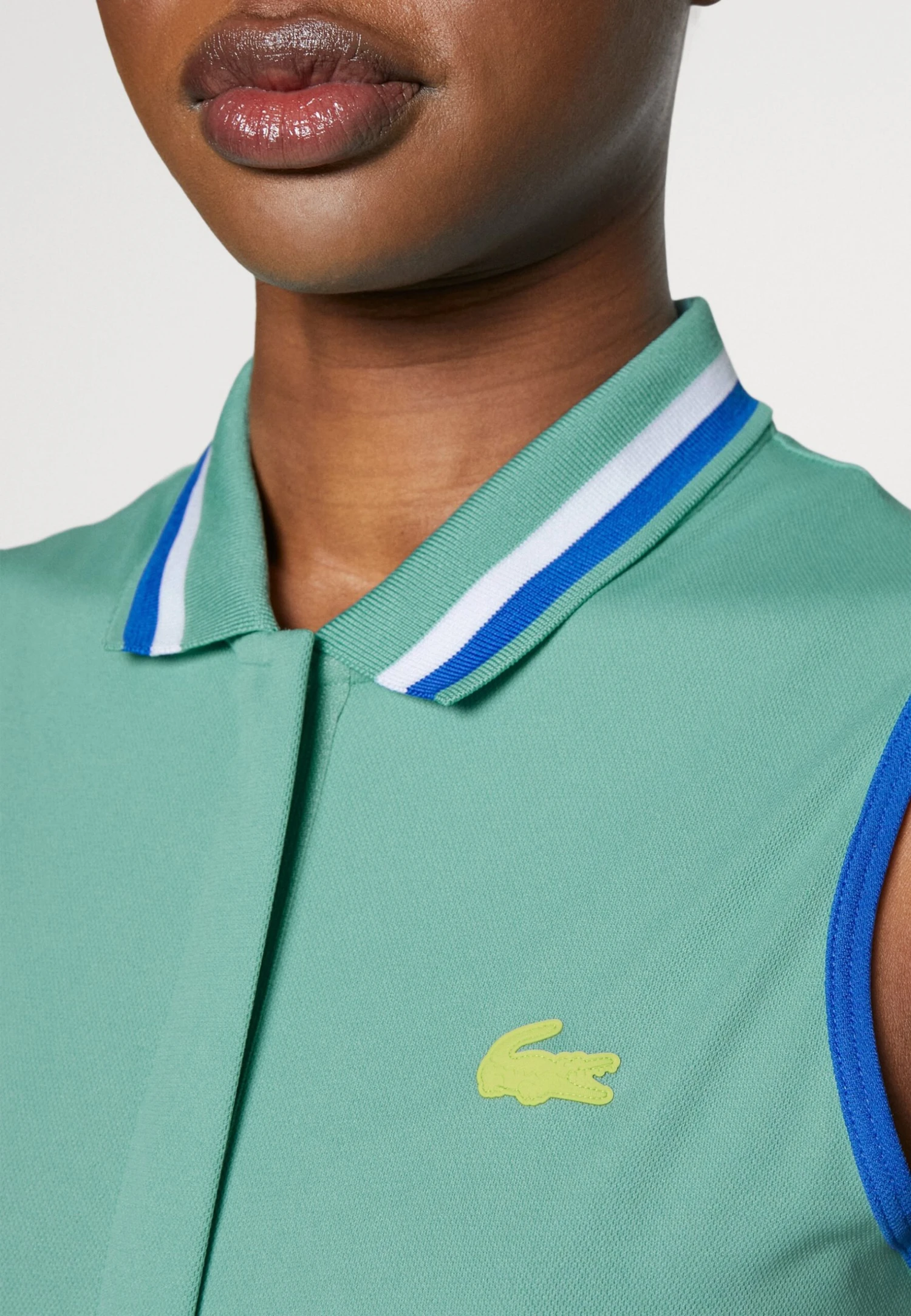 Lacoste Sport Tennis Dress Tour - Robe De Sport - Vert/Clair – Image 4