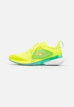Lacoste Sport Ag-Lt23 Lite - Chaussures De Tennis Toutes Surfaces - Yellow/Green
