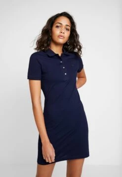 Lacoste Robe En Jersey - Navy Blue