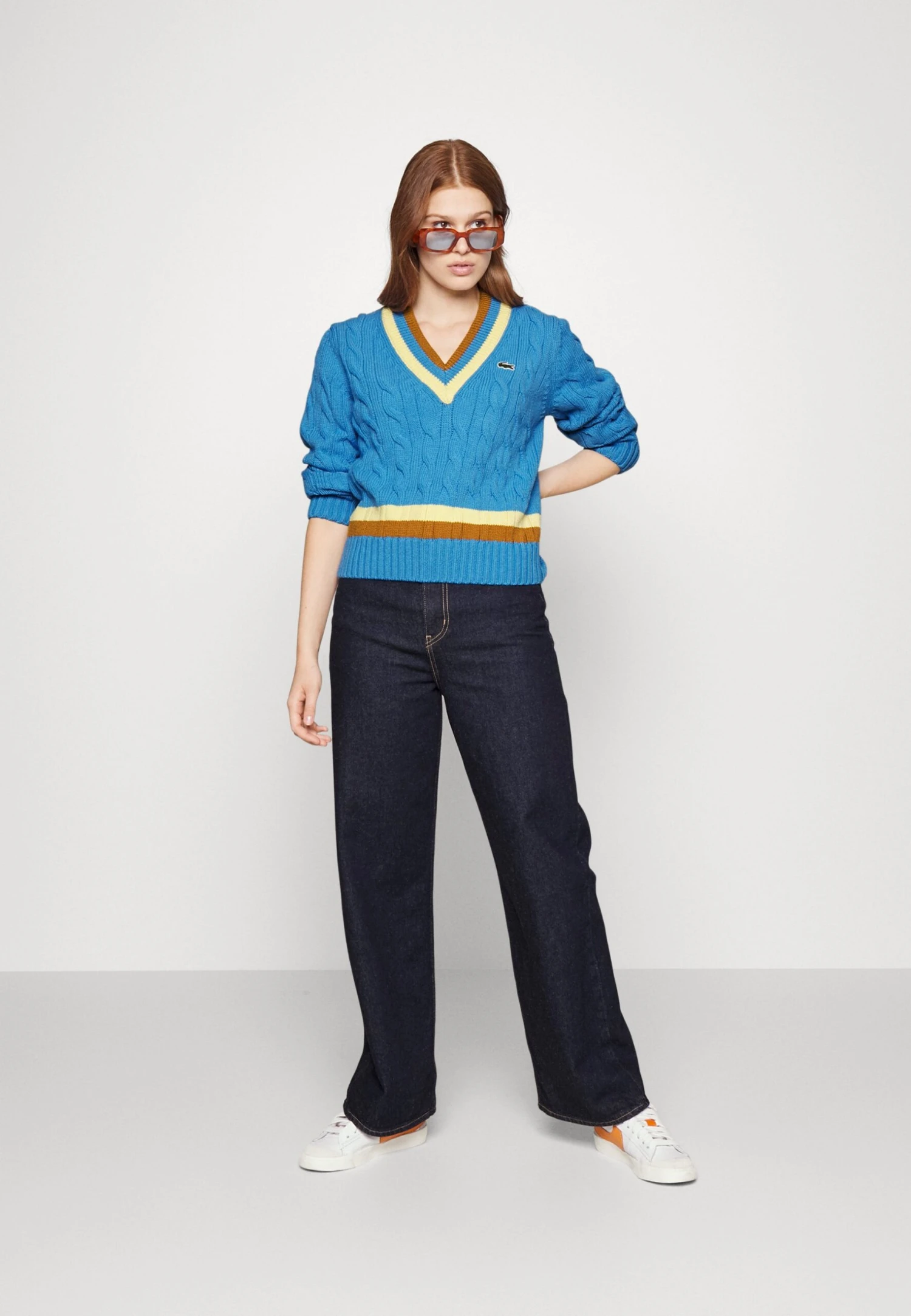 Lacoste Pullover - Argentine/Jaune Liqueur – Image 2