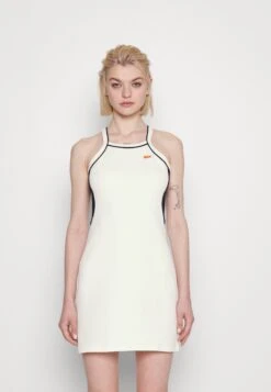 Lacoste Ef 70V - Robe En Jersey - Flour