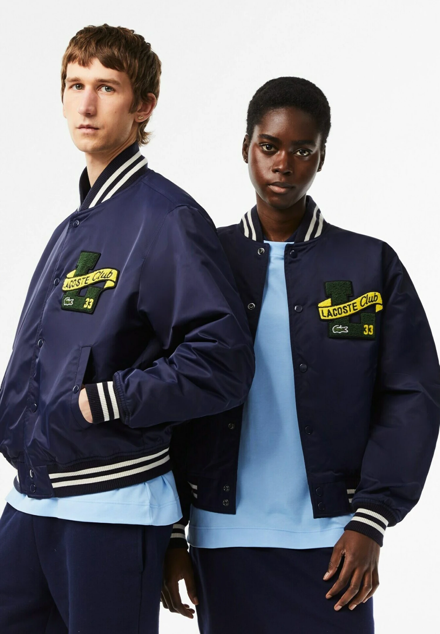 Lacoste Blouson Bomber - Bleu Marine