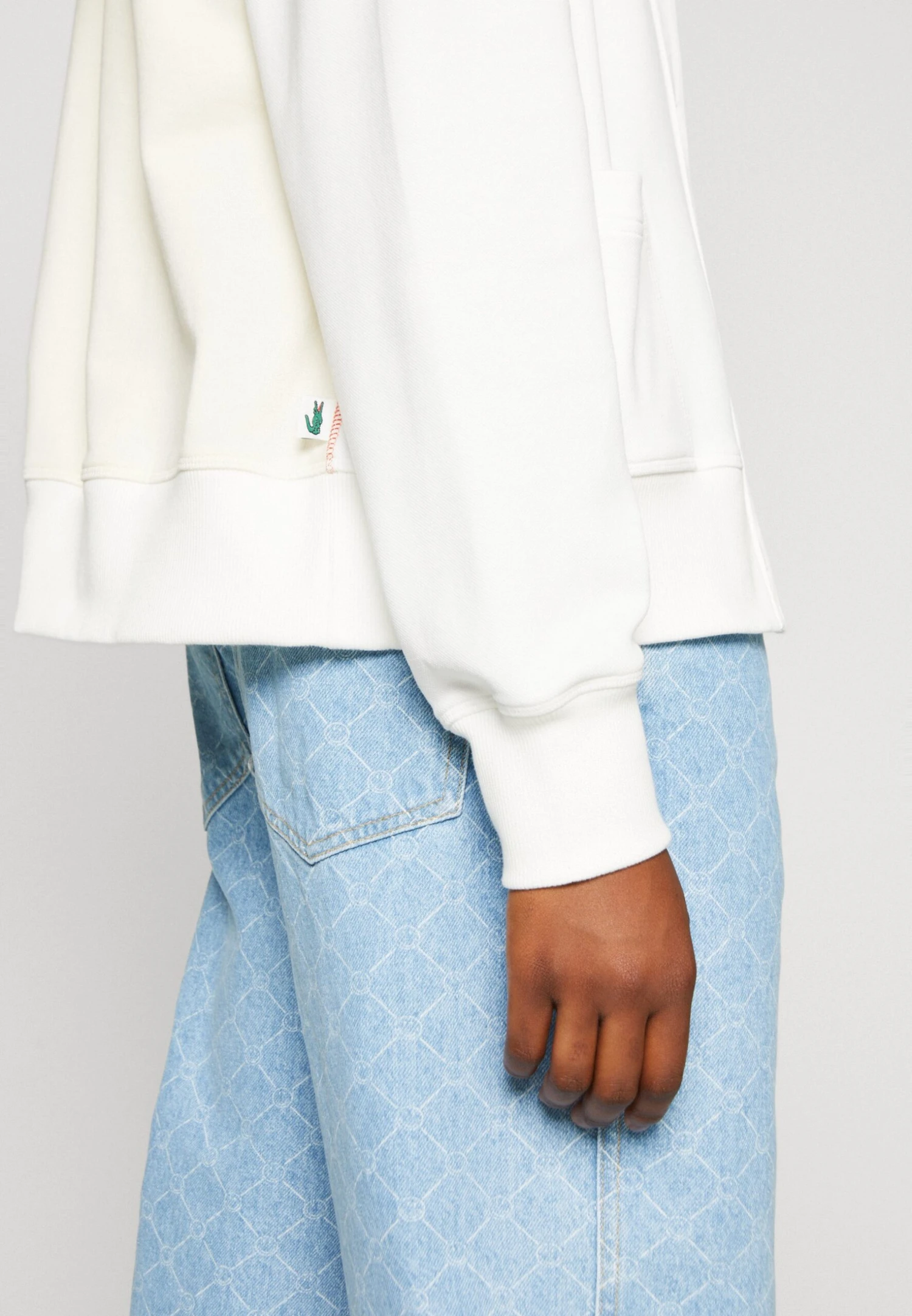 Lacoste Sweat Zippé - White – Image 6