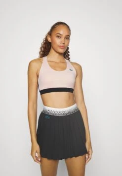 Lacoste Sport Bra Active - Brassières De Sport À Maintien Léger - Waterlily/Black-Flour
