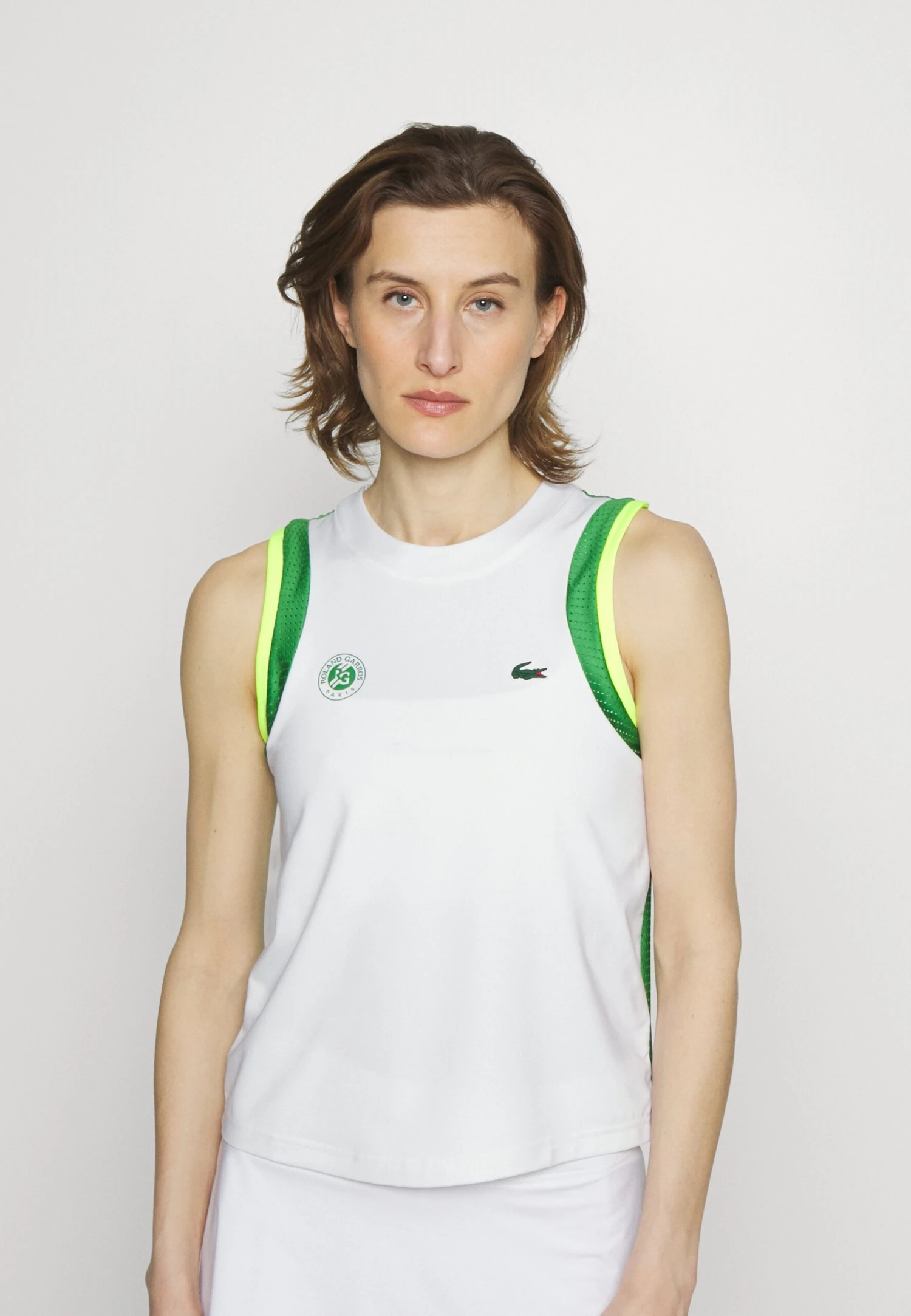 Lacoste Sport Tennis Tank - Débardeur - White/Tarragon
