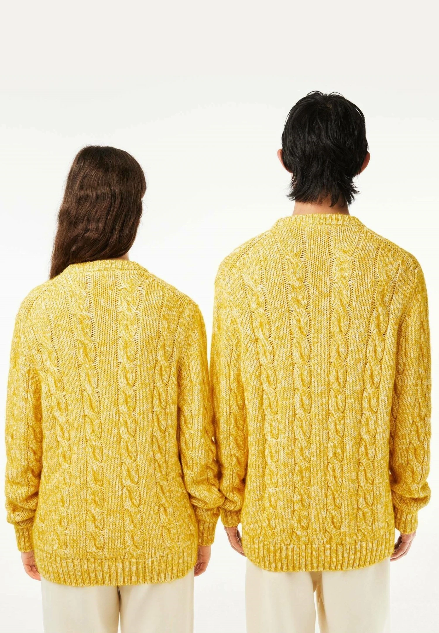 Lacoste Pullover - Blanc Jaune – Image 2