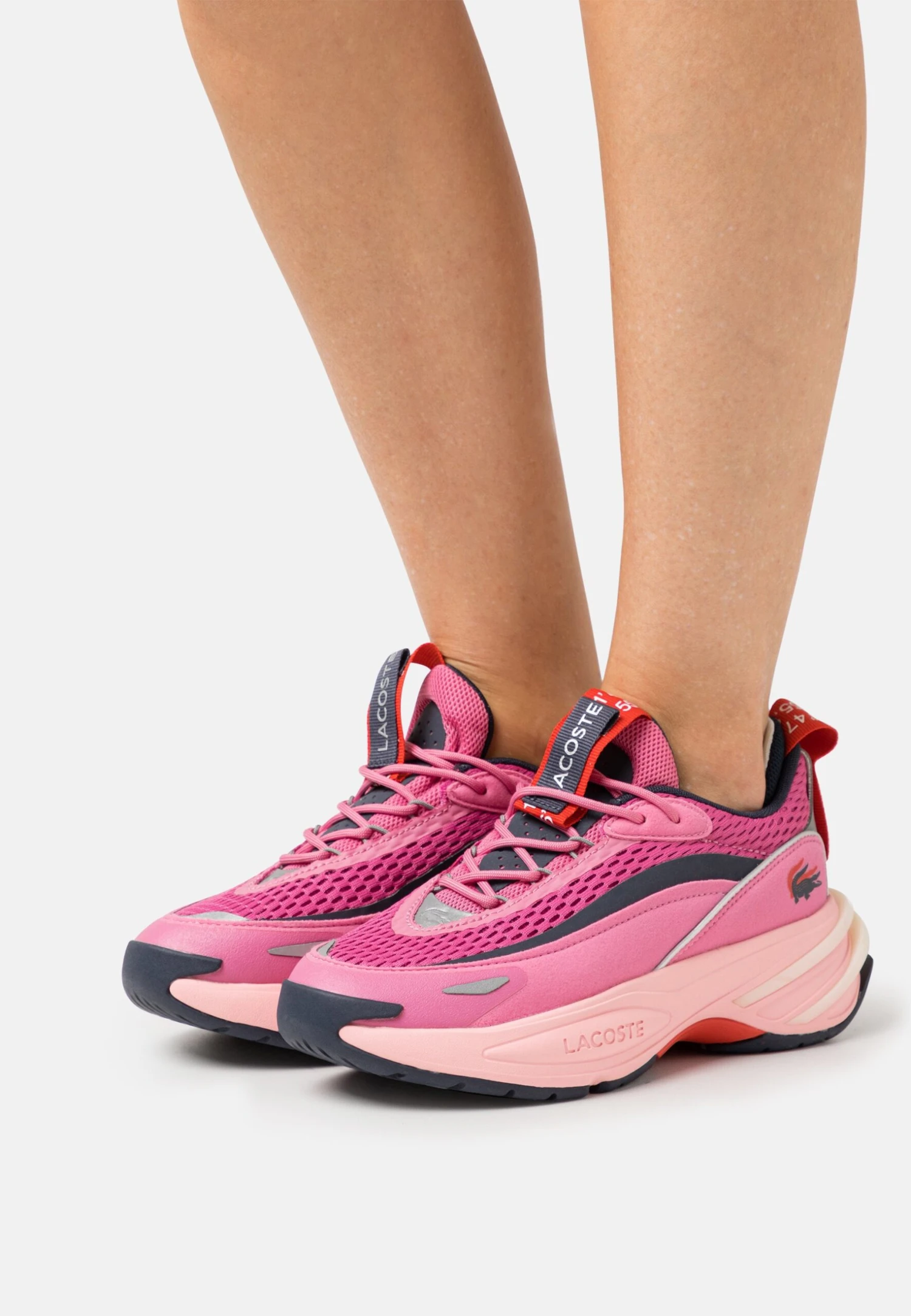 Lacoste Odyssa - Baskets Basses - Pink/Light Pink