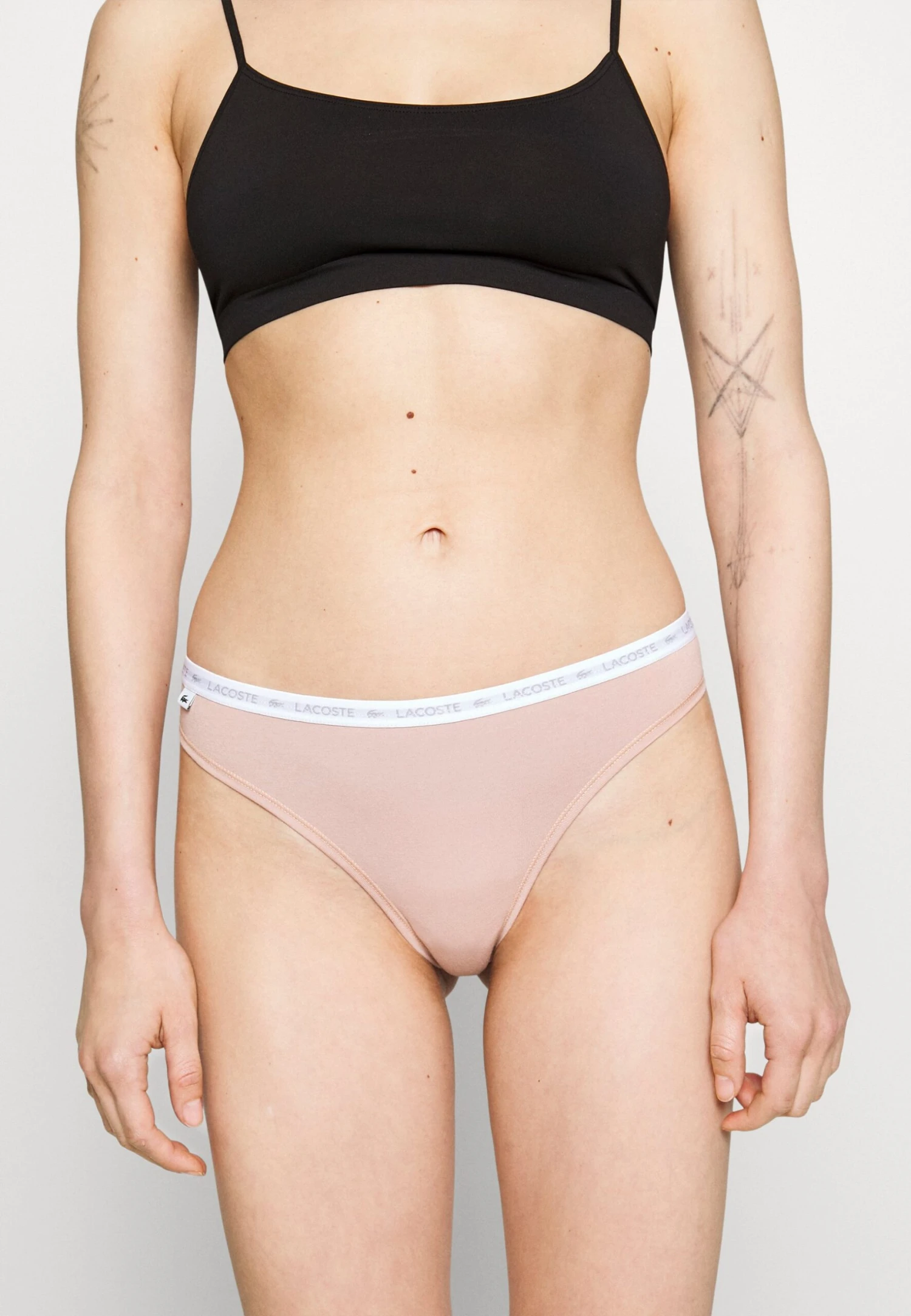 Lacoste String - Black/Grey/White – Image 4