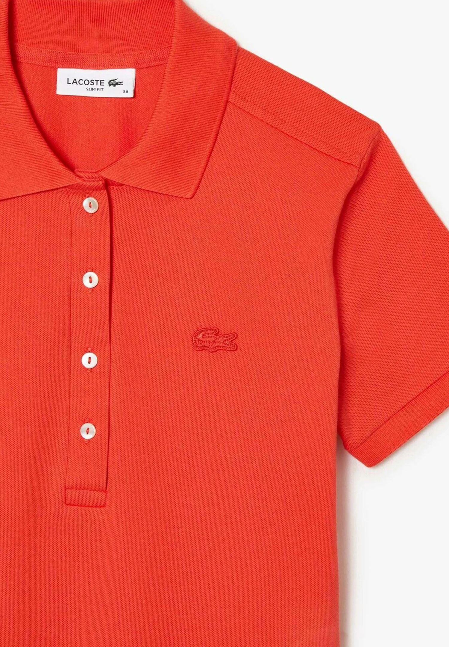 Lacoste Robe Chemise - Orange – Image 6