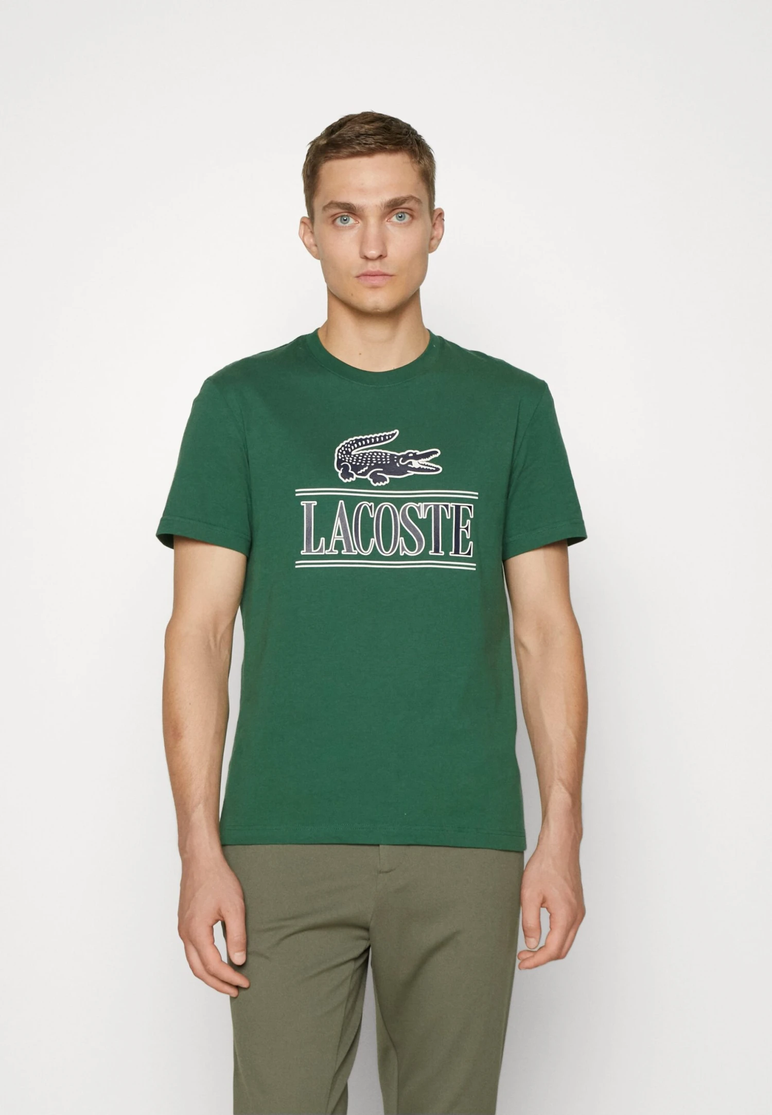 Lacoste Unisex - T-Shirt Imprimé - Vert – Image 3