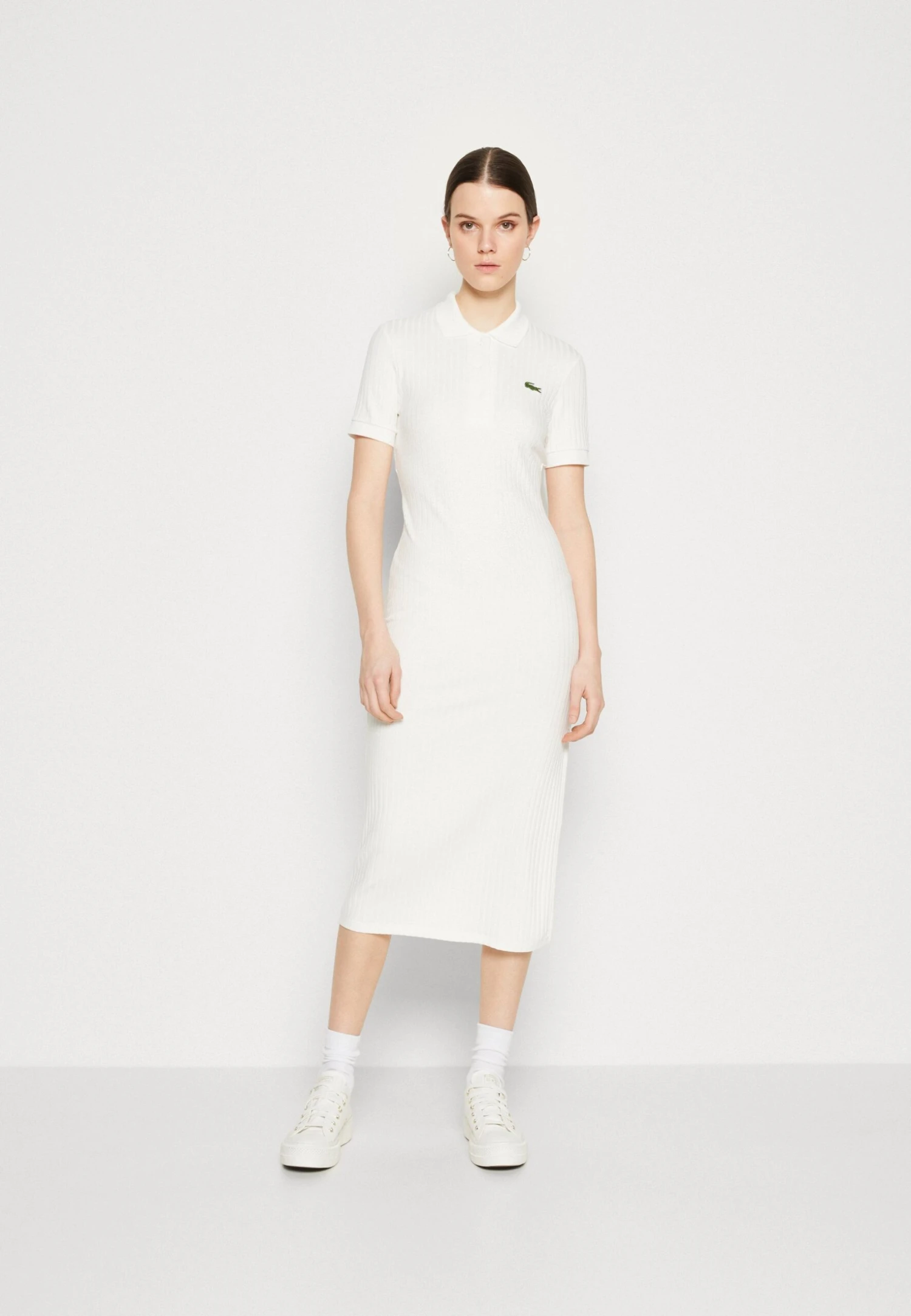 Lacoste Robe Pull - Flour