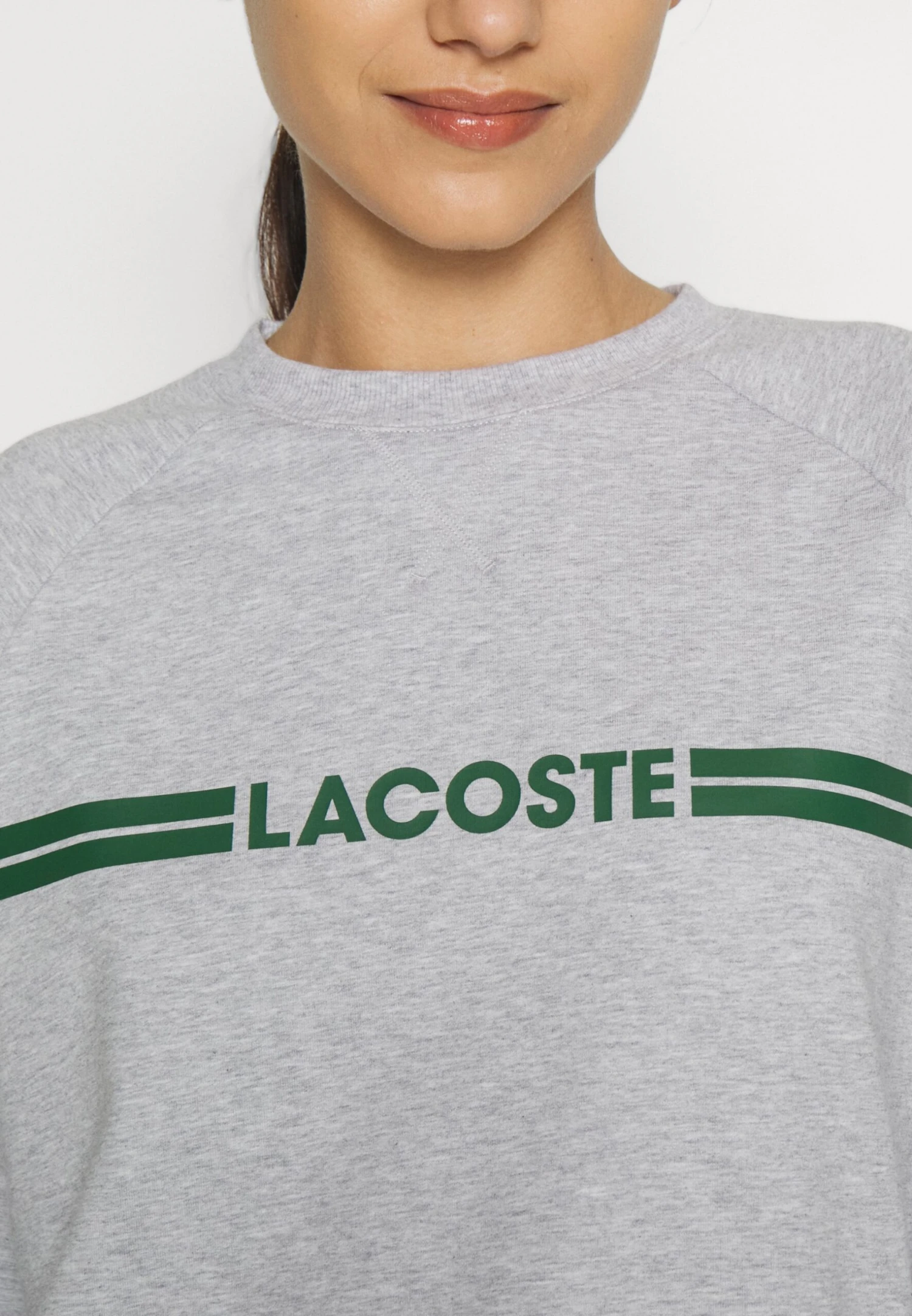 Lacoste Haut De Pyjama - Silver Chine/Green – Image 5