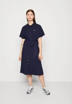 Lacoste Robe Chemise - Navy Blue