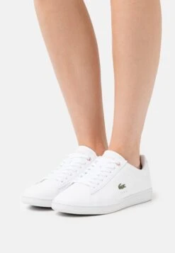 Lacoste Carnaby Evo - Baskets Basses - White/Light Pink