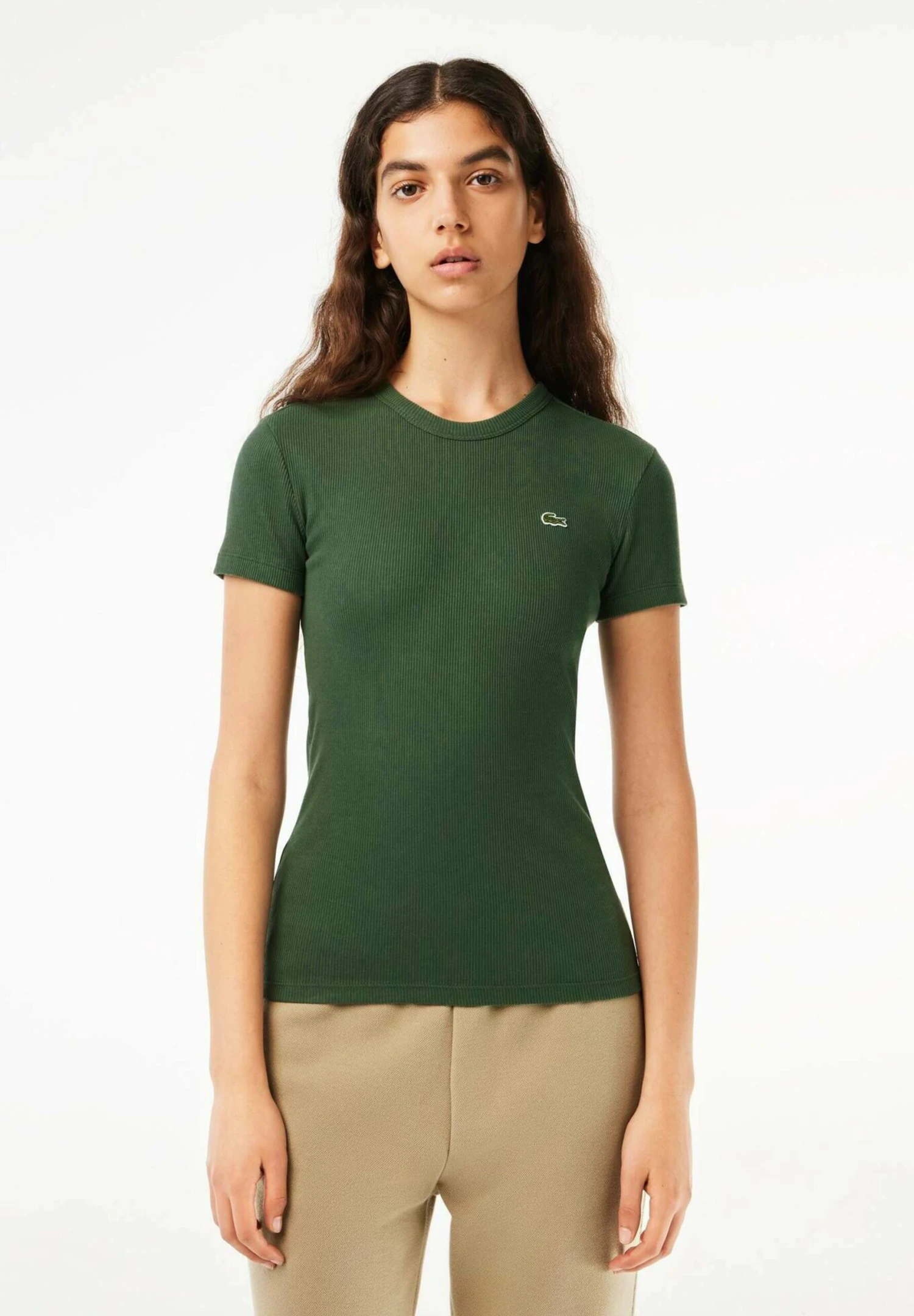 Lacoste T-Shirt Basique - Vert Fonce Smi
