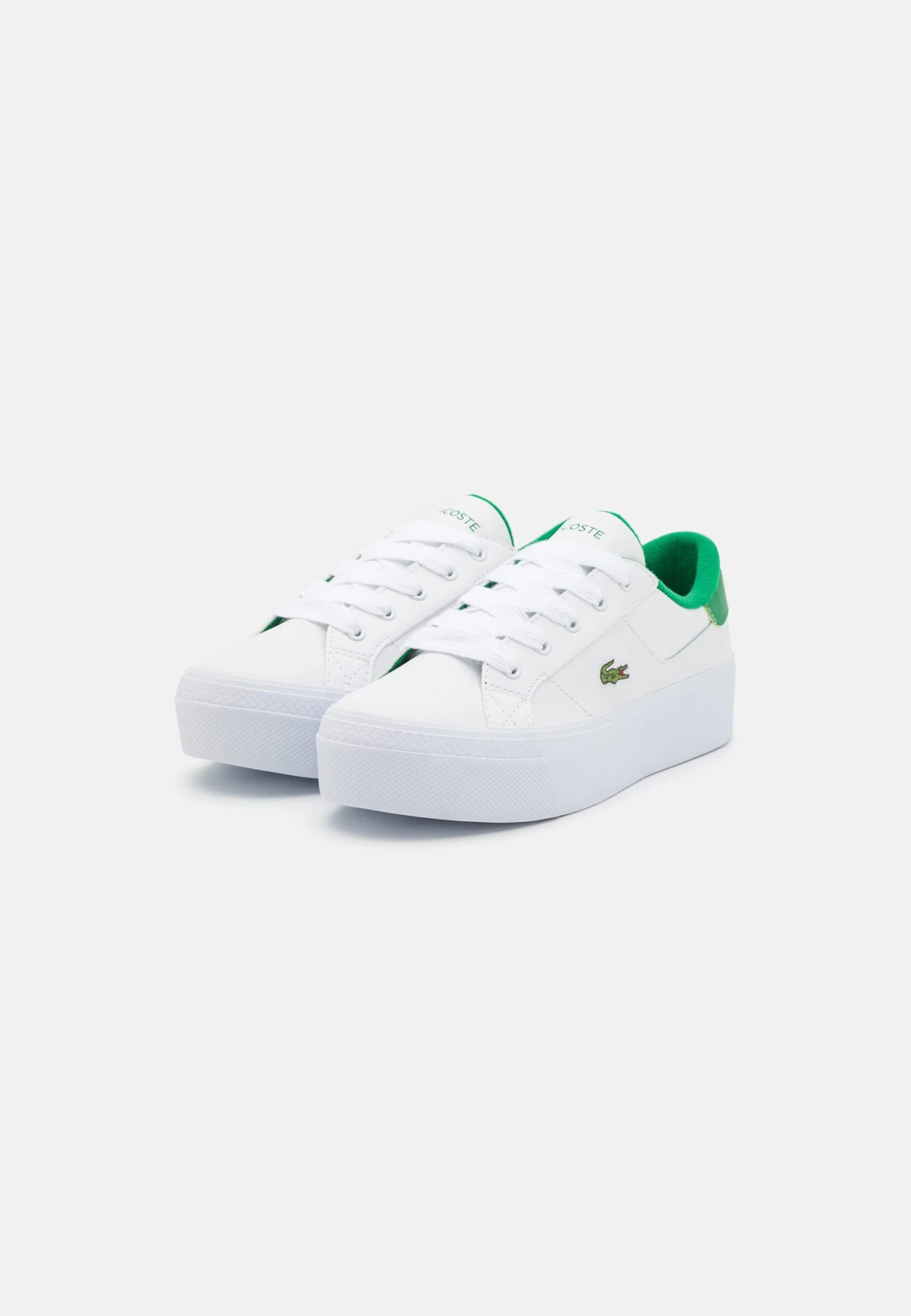 Lacoste Ziane Platform - Baskets Basses - White/Green – Image 3