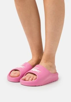 Lacoste Croco 2.0 - Sandales De Bain - Pink/Off White