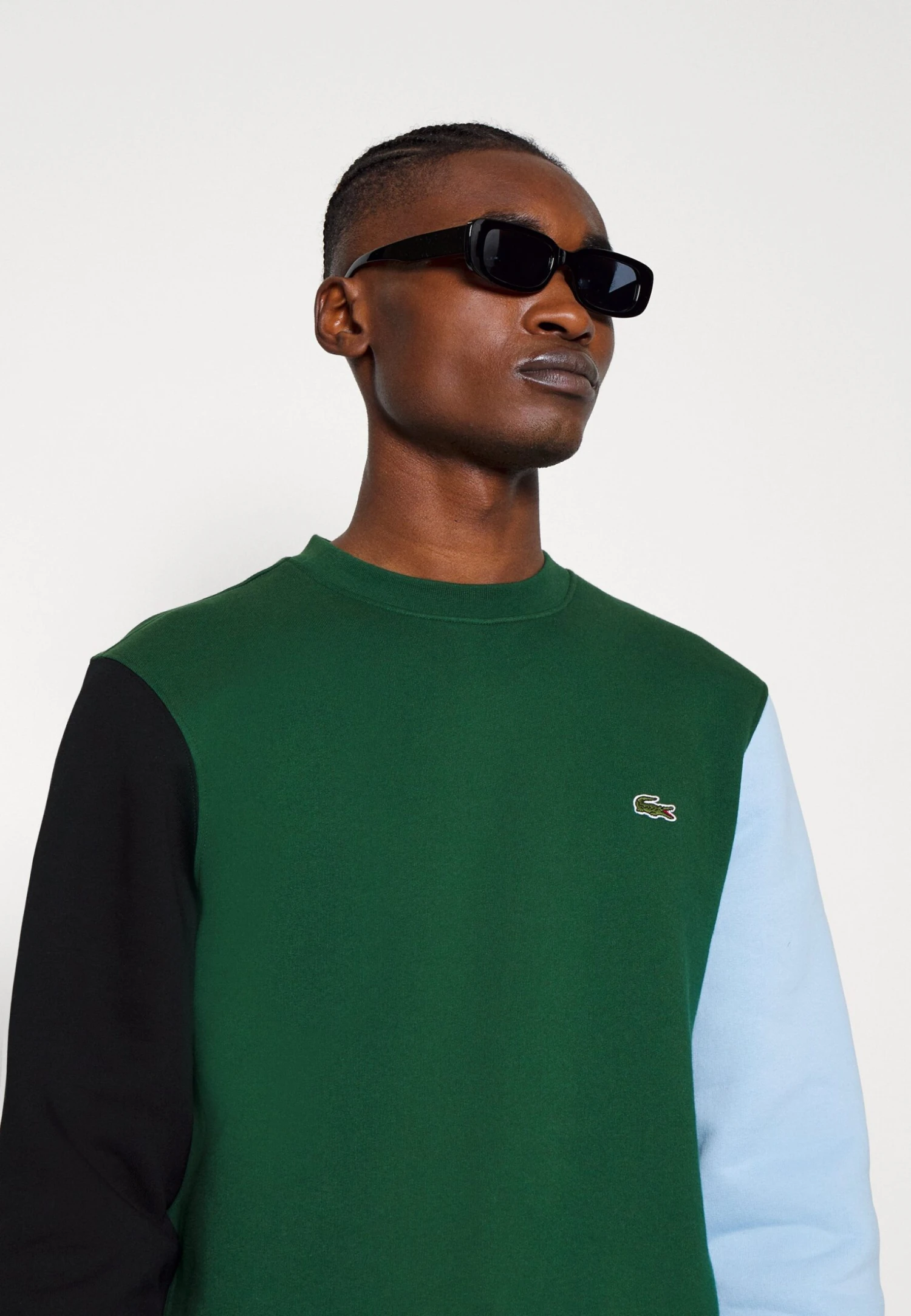 Lacoste Unisex - Sweatshirt - Vert/Noir/Bleu – Image 4