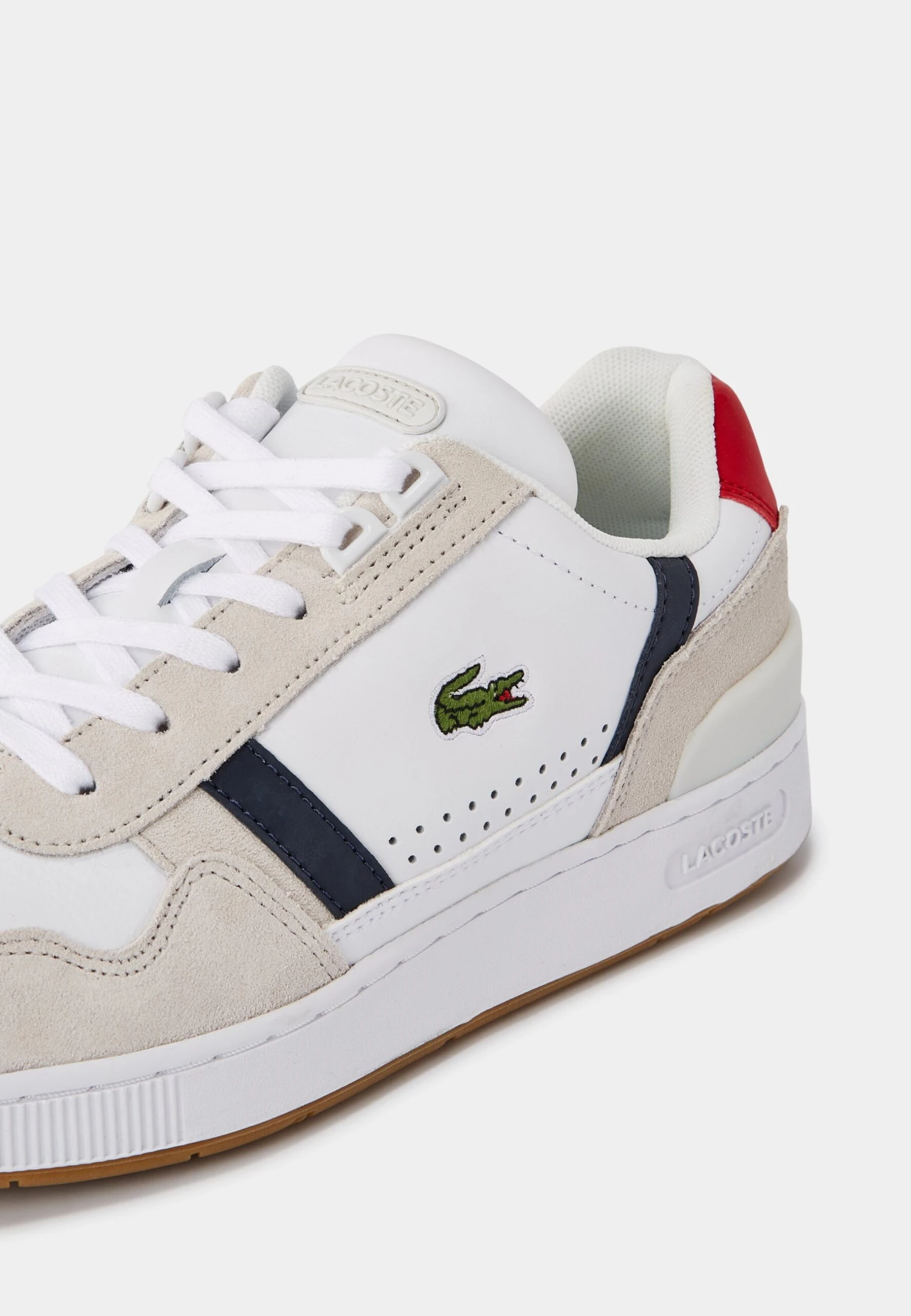 Lacoste T-Clip 0120 2 Sfa - Baskets Basses - Wht/Nvy/Red – Image 3
