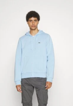 Lacoste Unisex - Sweat Zippé - Light Blue