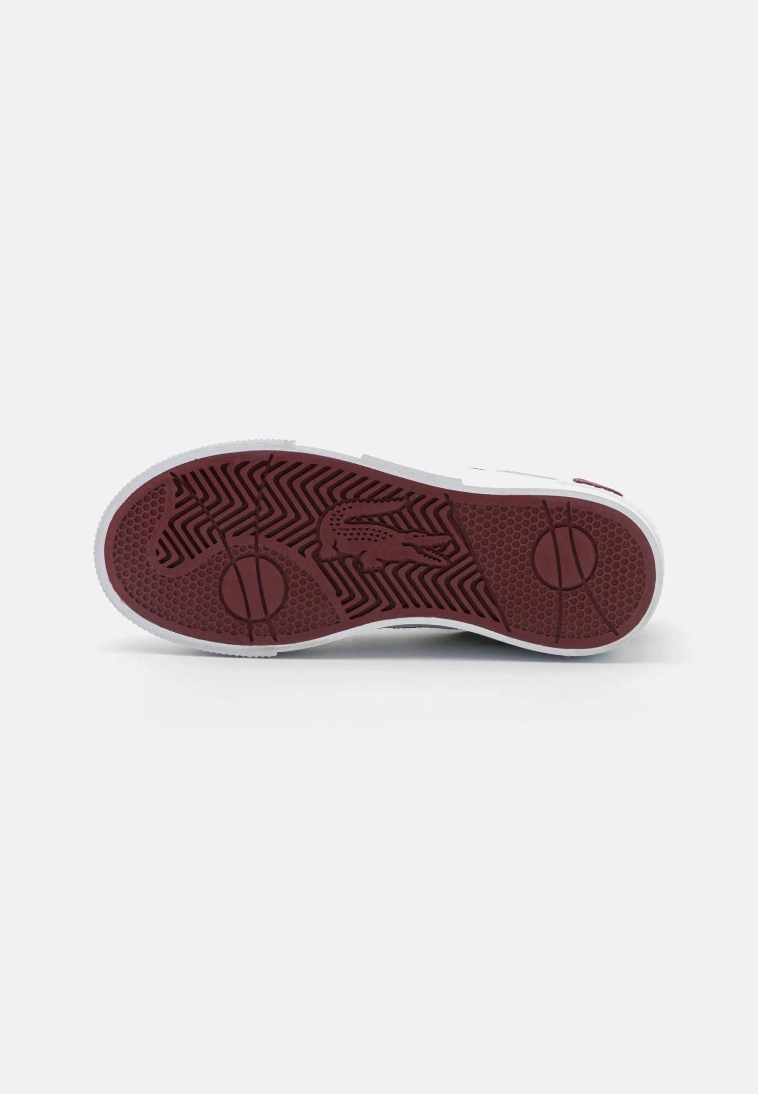 Lacoste Platform - Baskets Basses - White/Burgundy – Image 5