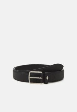 Lacoste Curved Stitched Edges Unisex - Ceinture - Noir