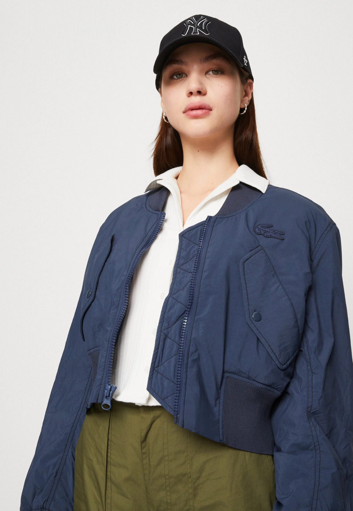 Lacoste Blouson Bomber - Blue Night – Image 4