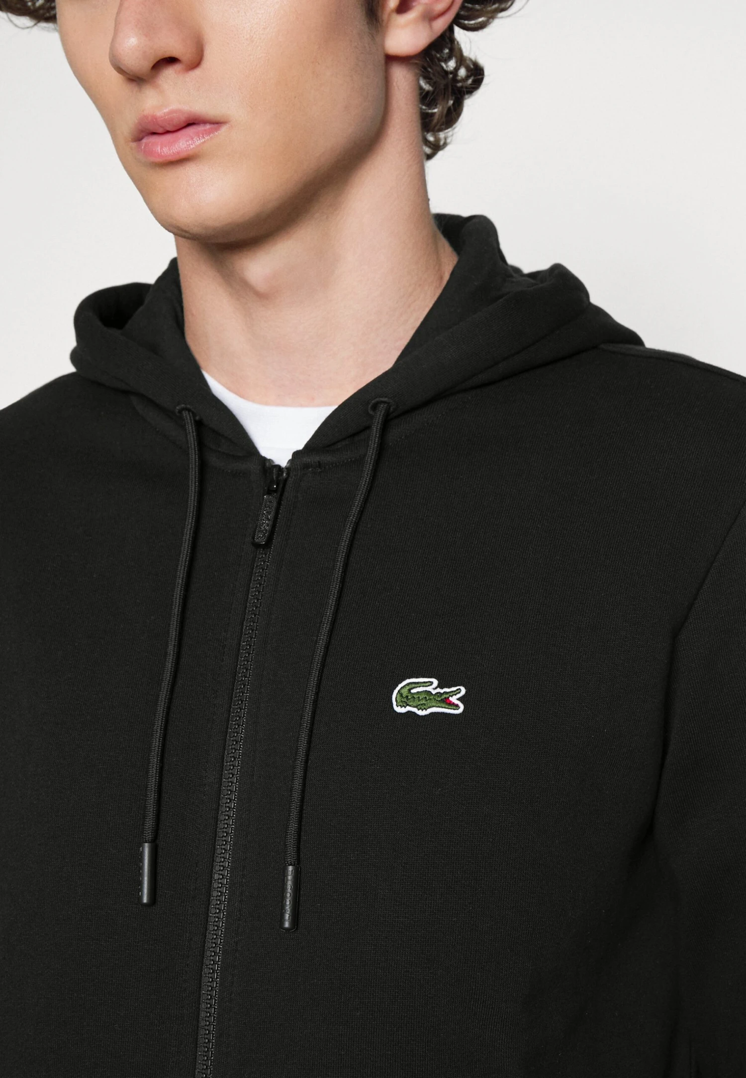 Lacoste Unisex - Sweat Zippé - Noir – Image 6