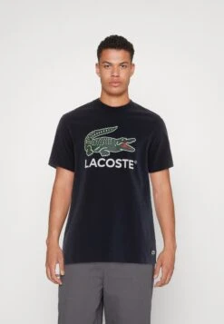 Lacoste Unisex - T-Shirt Imprimé - Navy Blue