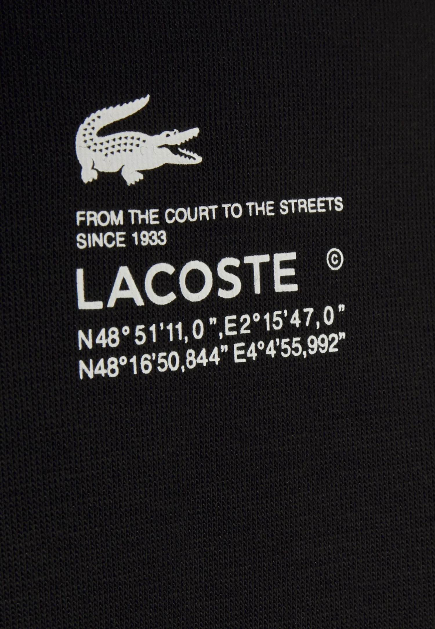 Lacoste Sweat À Capuche - Noir – Image 5