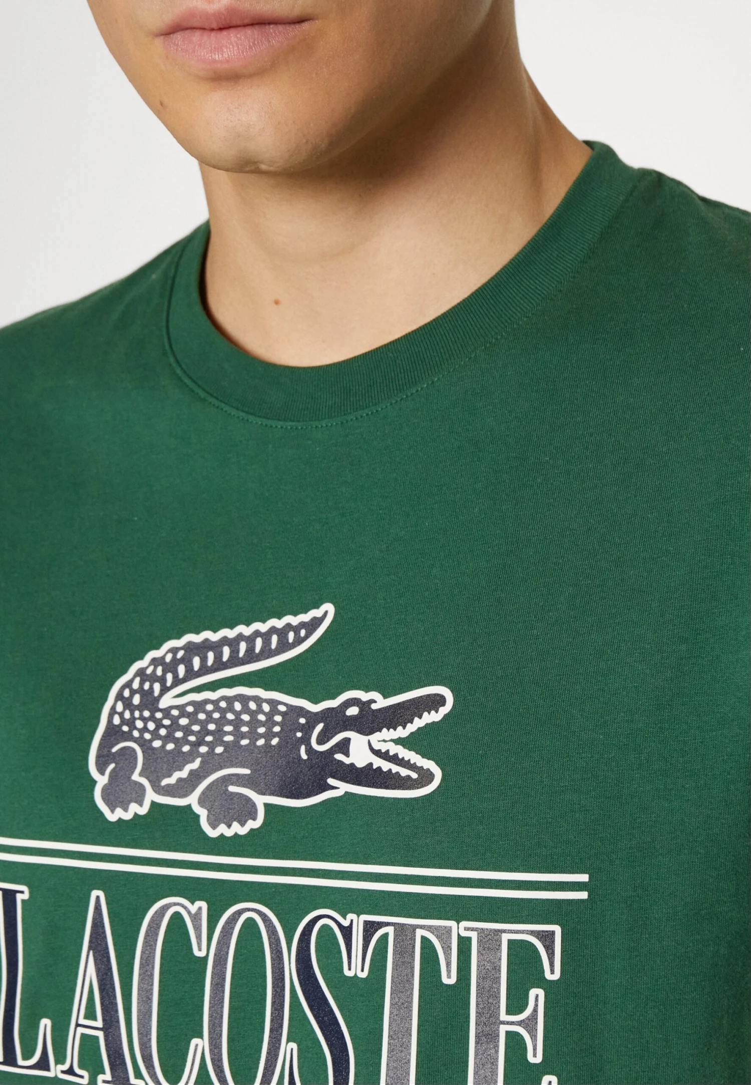 Lacoste Unisex - T-Shirt Imprimé - Vert – Image 8
