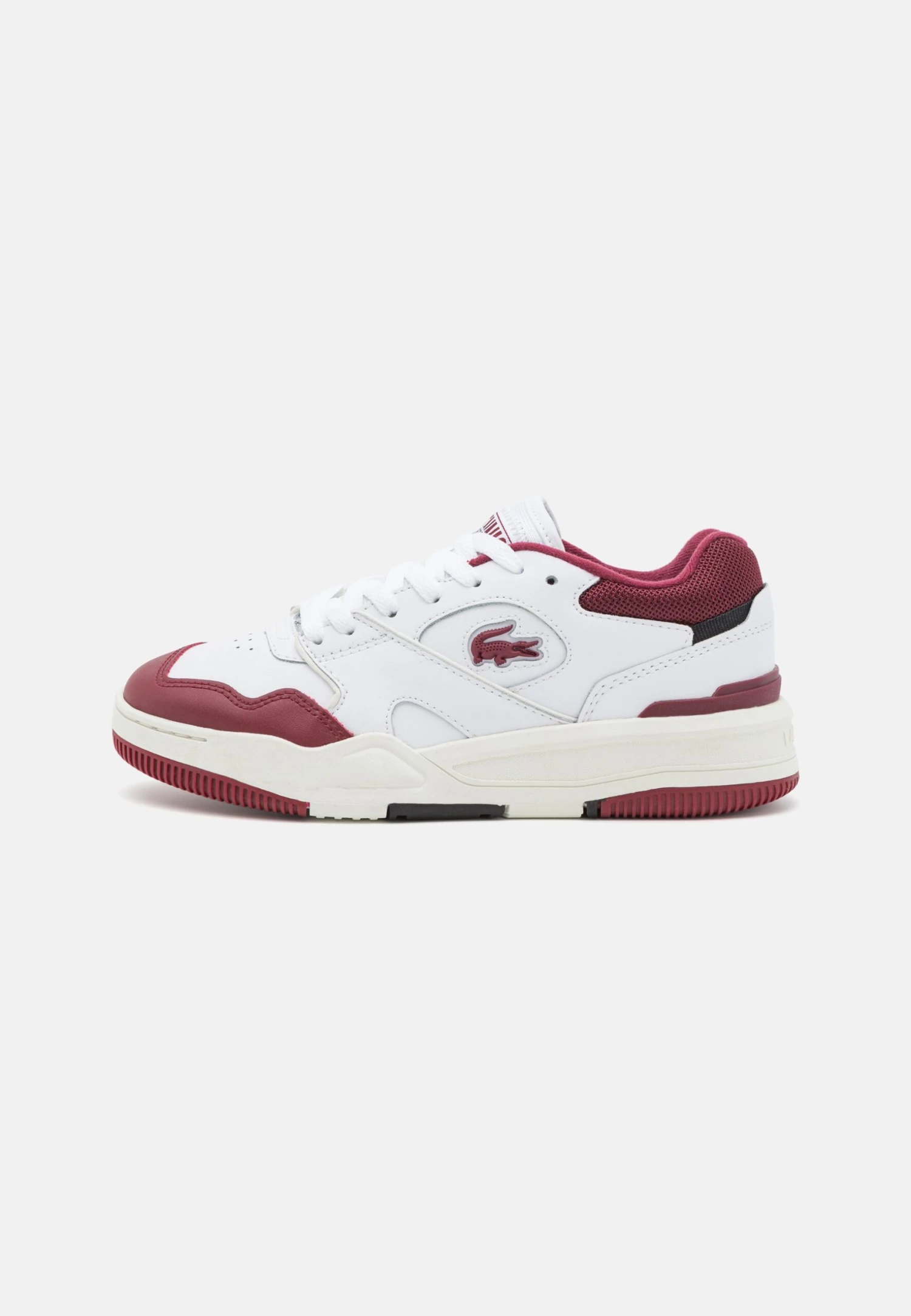 Lacoste Lineshot - Baskets Basses - White/Burgundy – Image 2