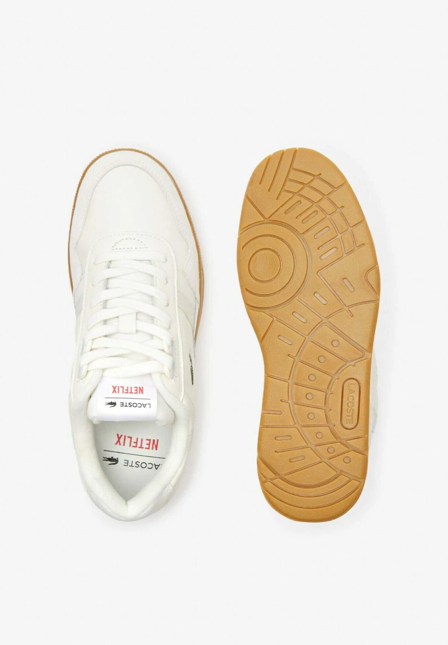 Lacoste X Netflix - Sneakers Court - Baskets Basses - Beige Marron – Image 4