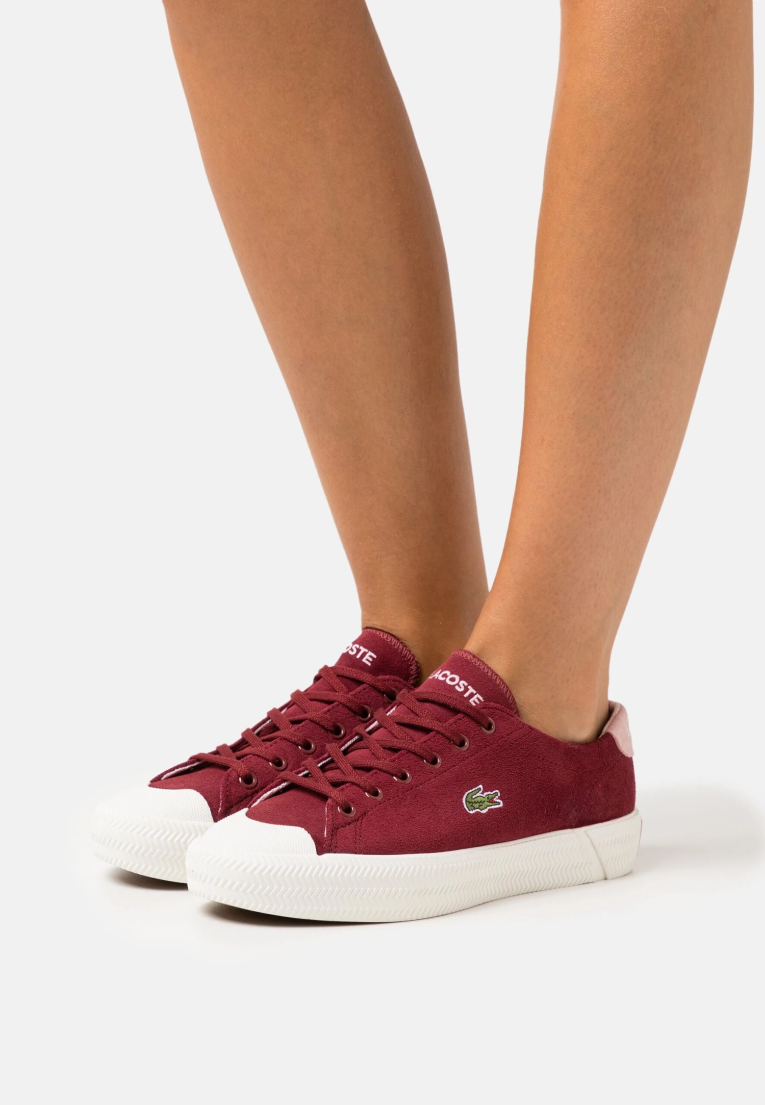 Lacoste Gripshot - Baskets Basses - Burgundy/White