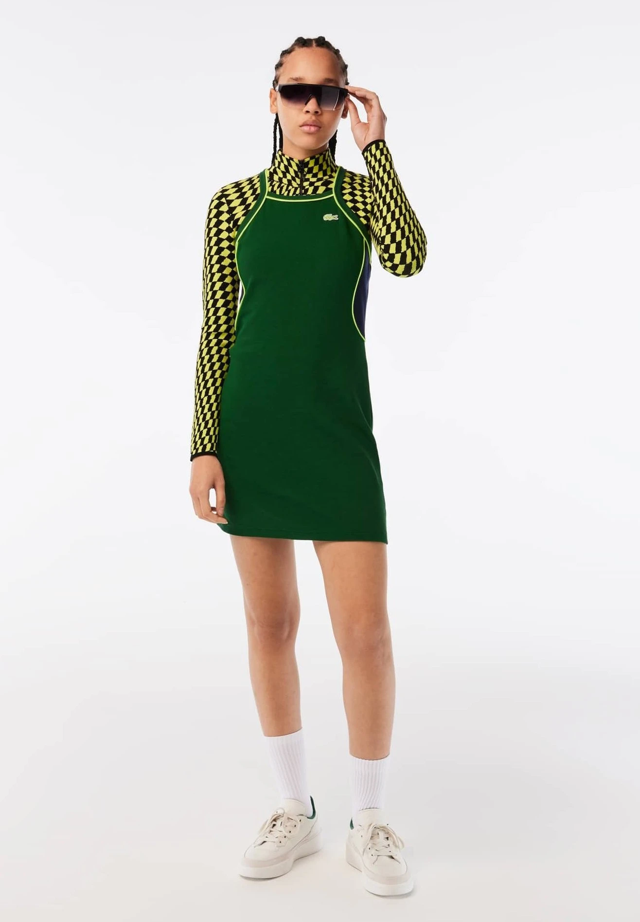 Lacoste Ef 70V - Robe En Jersey - Vert – Image 2