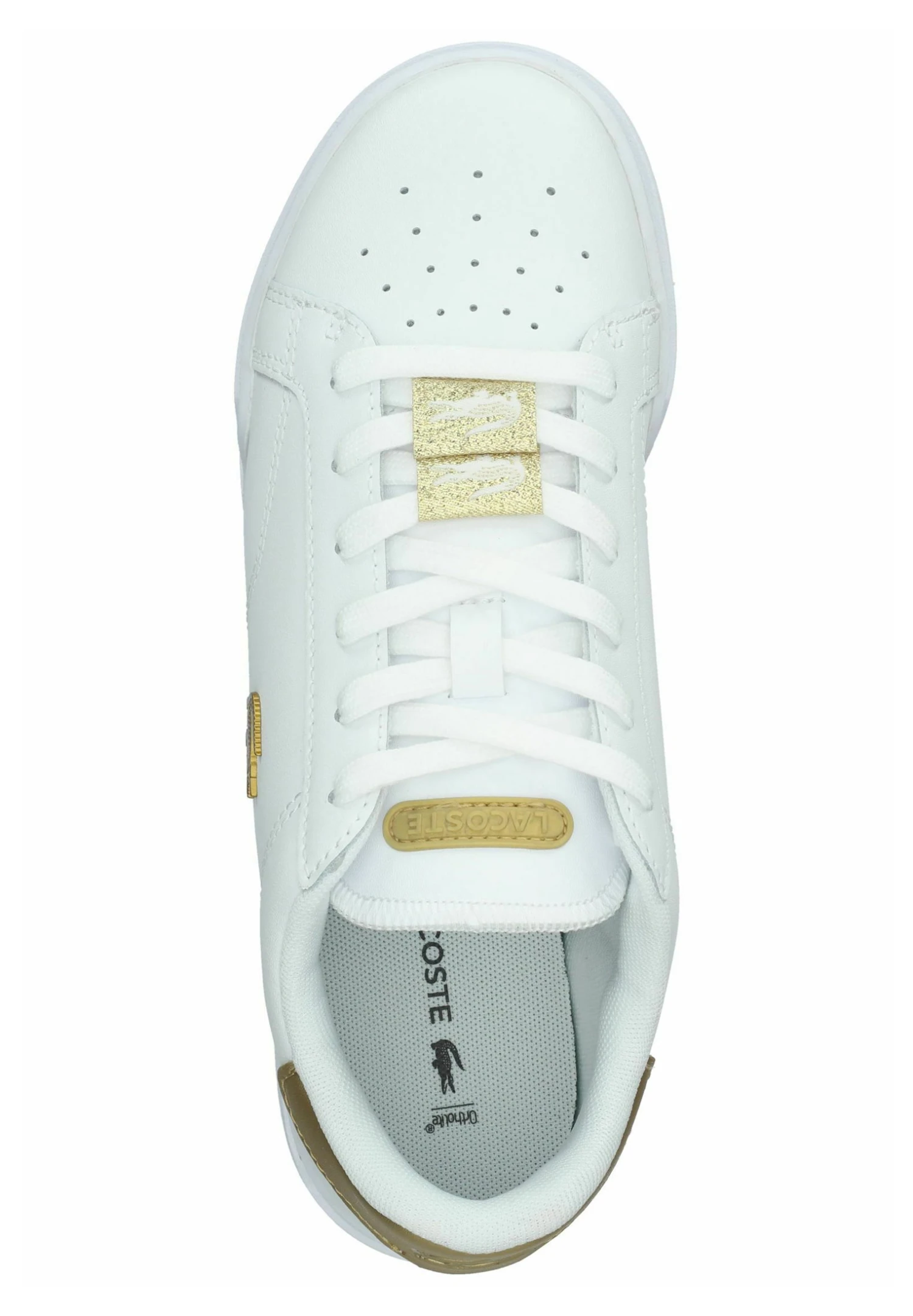 Lacoste Baskets Basses - Wht Gld – Image 3