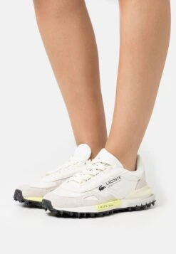 Lacoste Elite Active - Baskets Basses - Off-White/Light Green