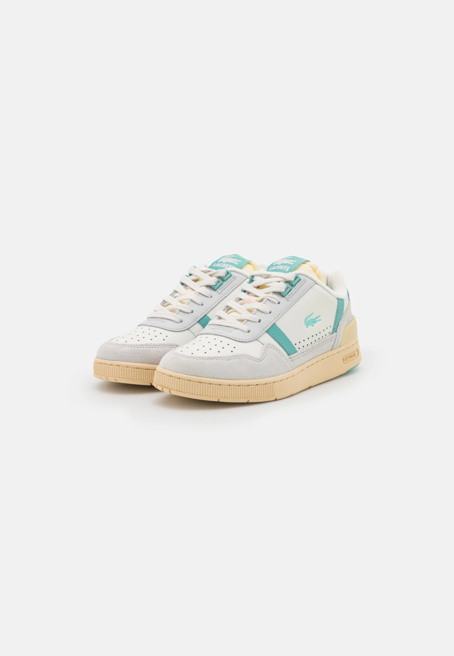 Lacoste T-Clip - Baskets Basses - Off White/Light Grey – Image 3