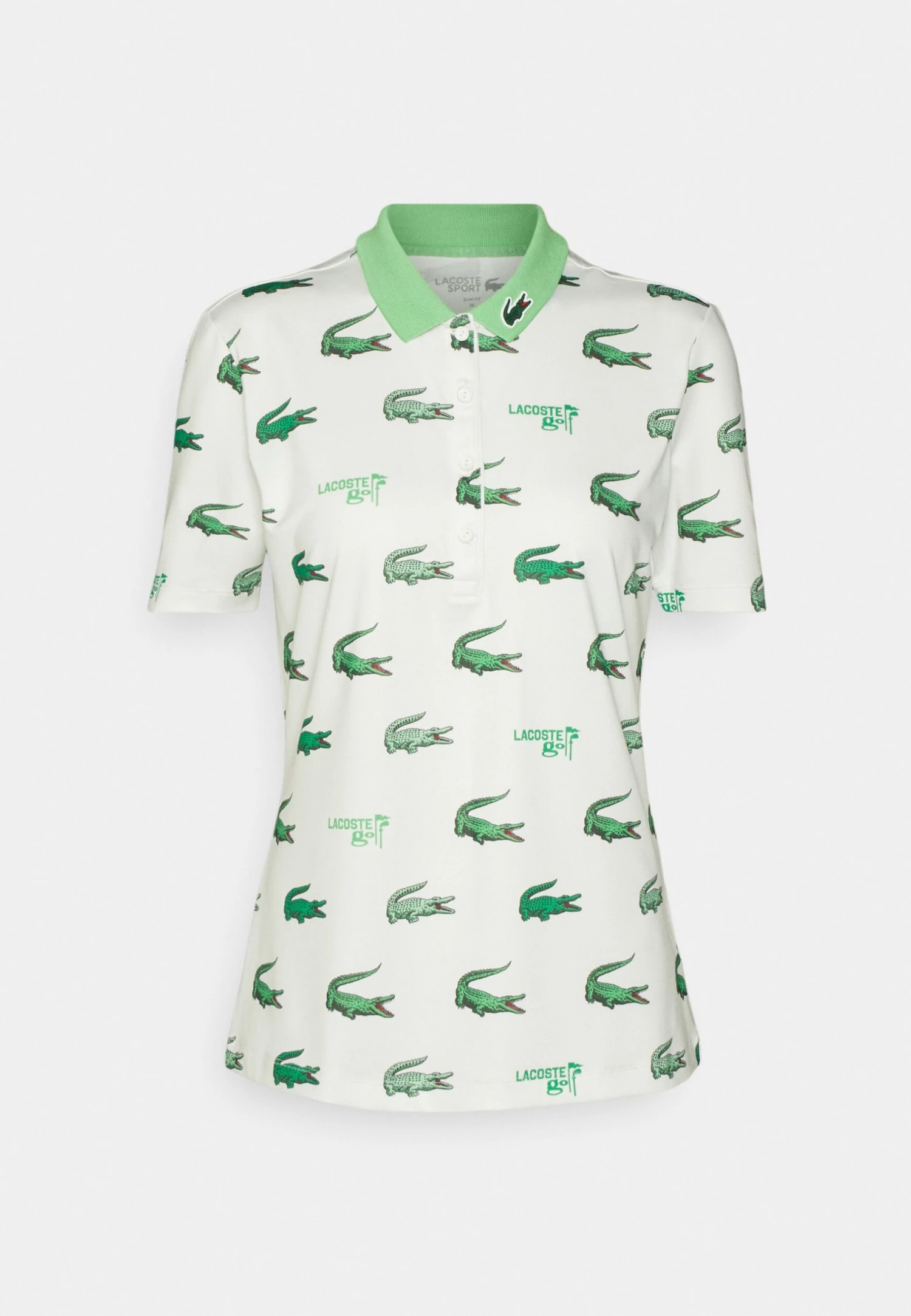 Lacoste Sport Golf Print - Polo - Flour/Liamone – Image 5