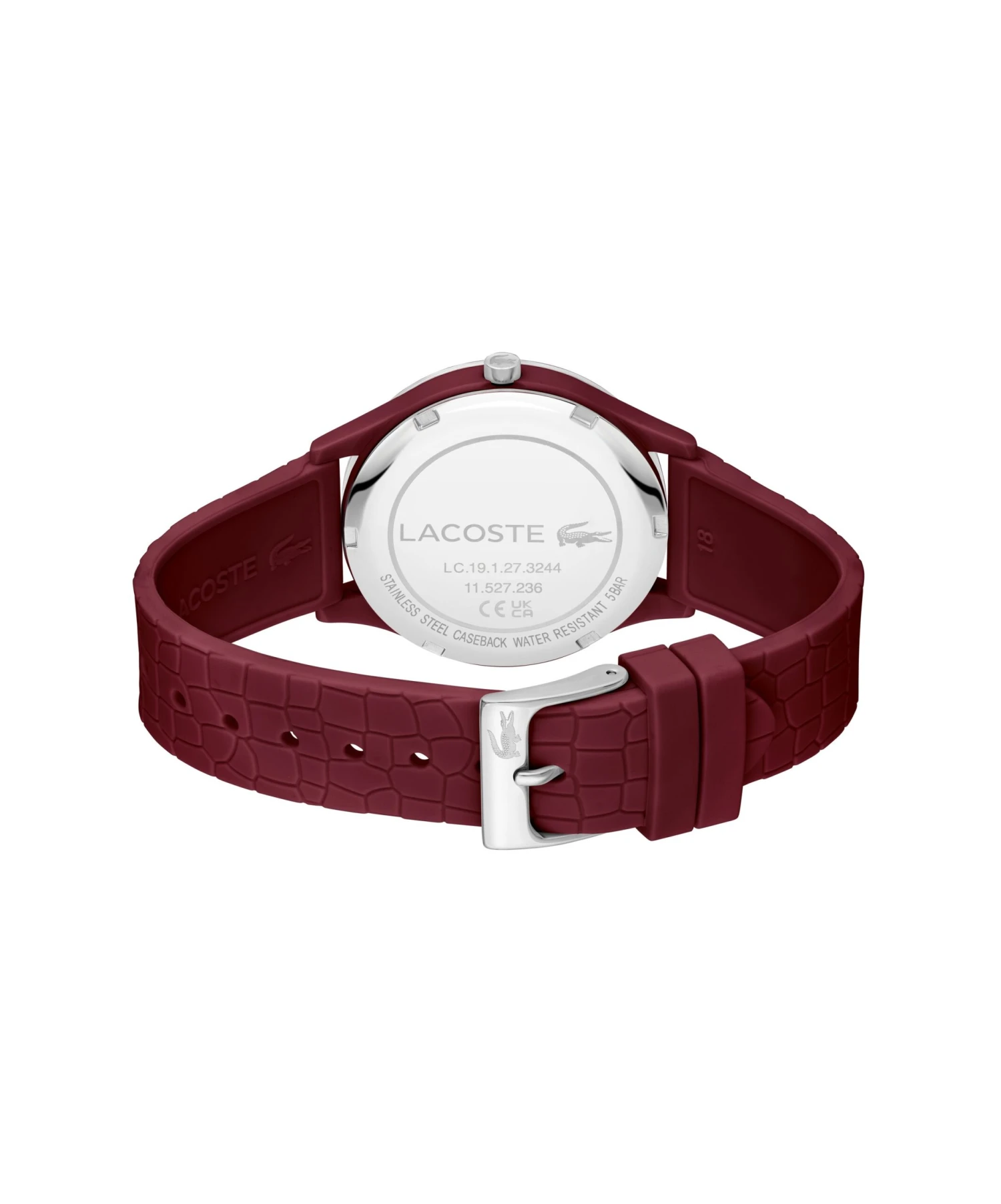 Lacoste 3Htr90 Case Cg Ip Bezel Sil - Montre - Bordeaux – Image 2