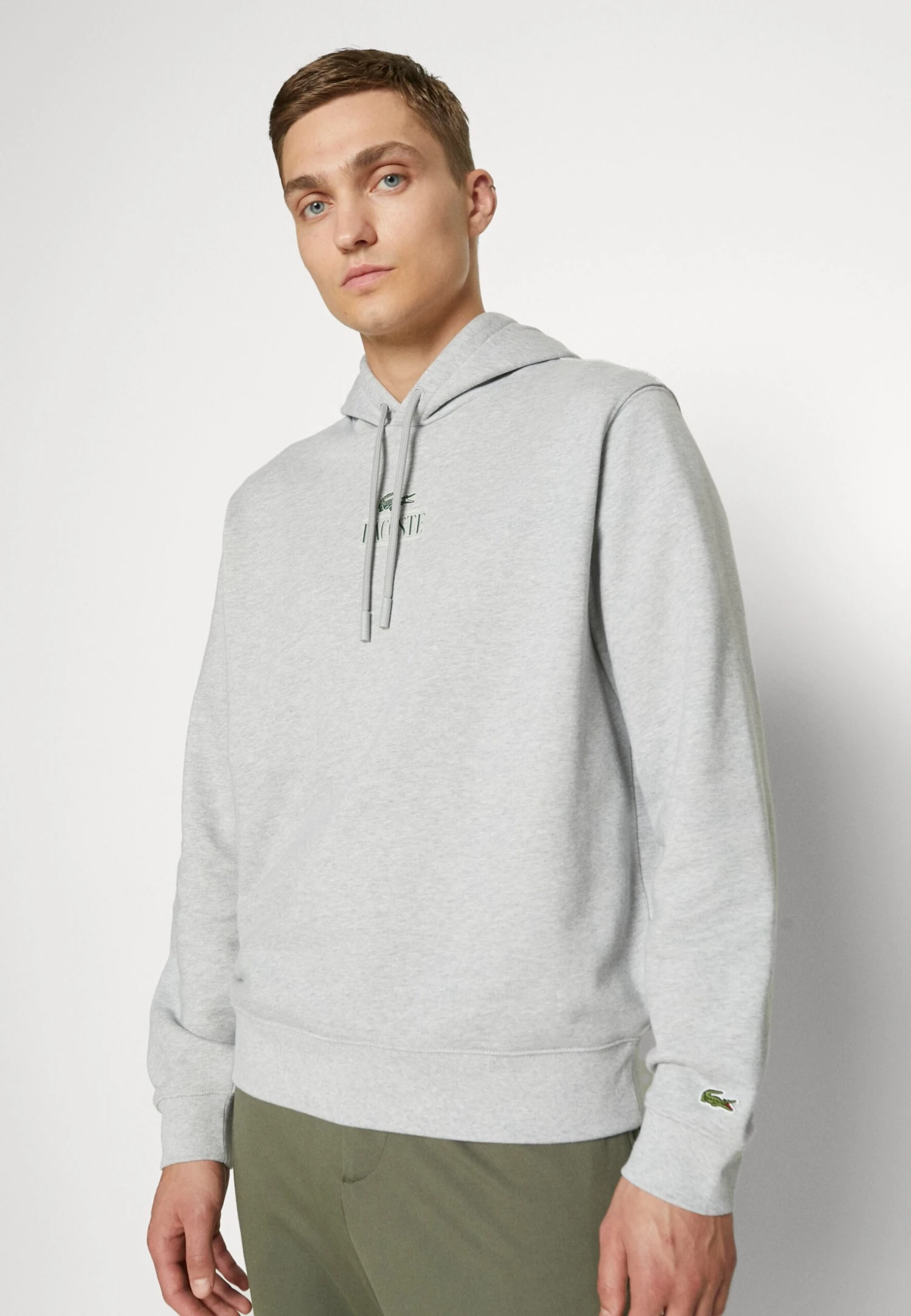 Lacoste Unisex - Sweat À Capuche - Silver Chine – Image 6