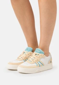 Lacoste Baskets Basses - Yellow/Off White