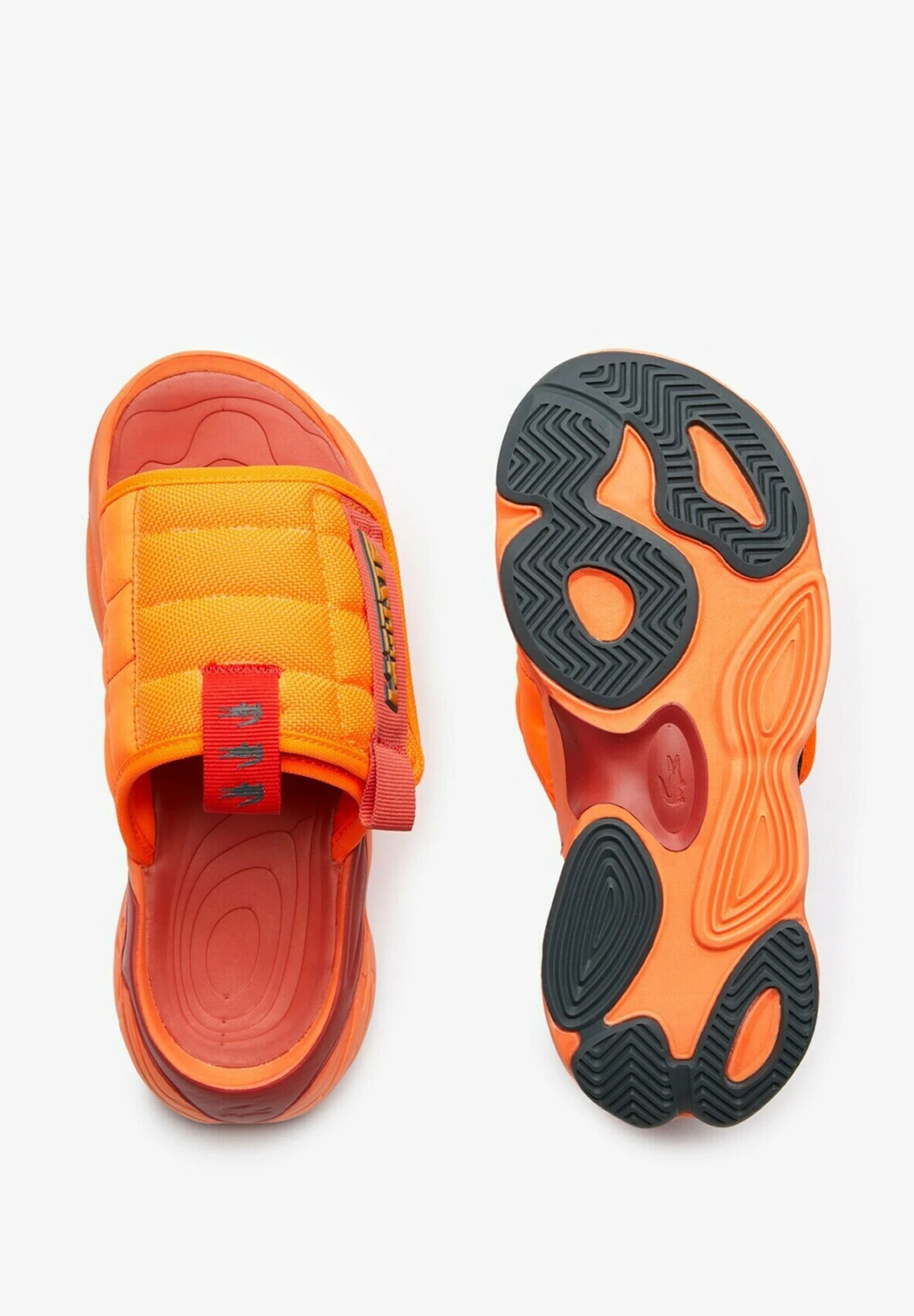 Lacoste Sandales De Bain - Org Dk Gry – Image 3