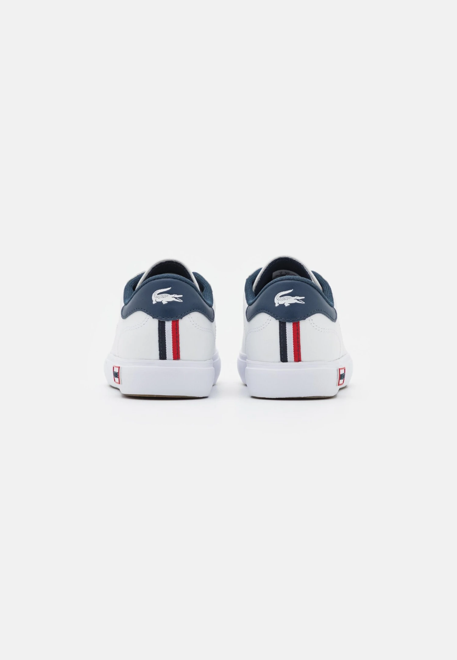 Lacoste Powercourt - Baskets Basses - White/Navy/Red – Image 4