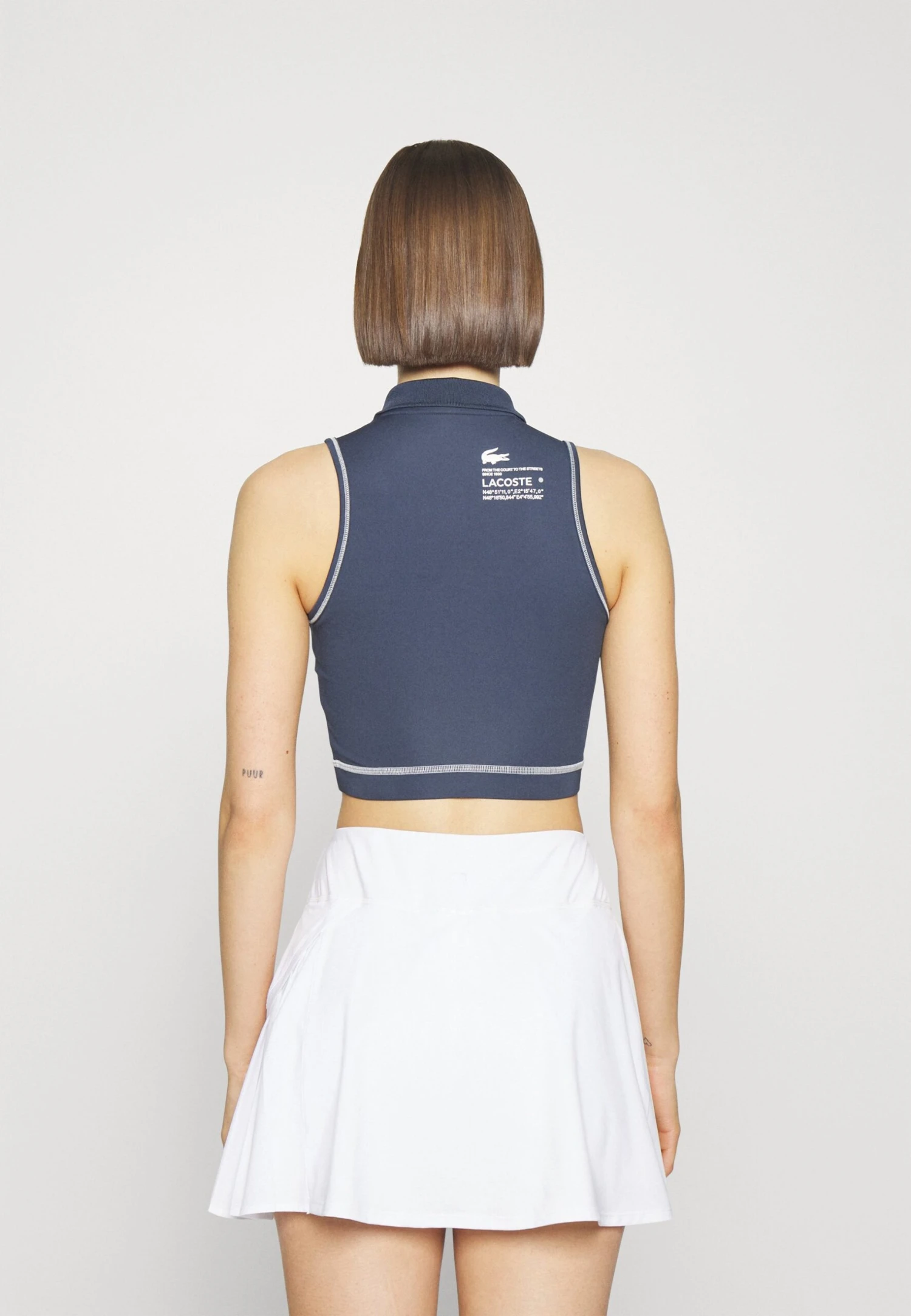 Lacoste Sport Crop Active - Débardeur - Blue Night – Image 3